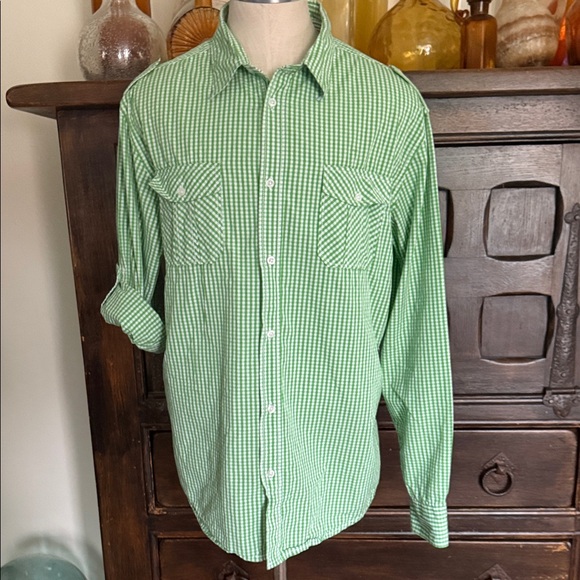 Men's Paper Denim & Cloth Button-Up Shirt - Picture 1 of 9